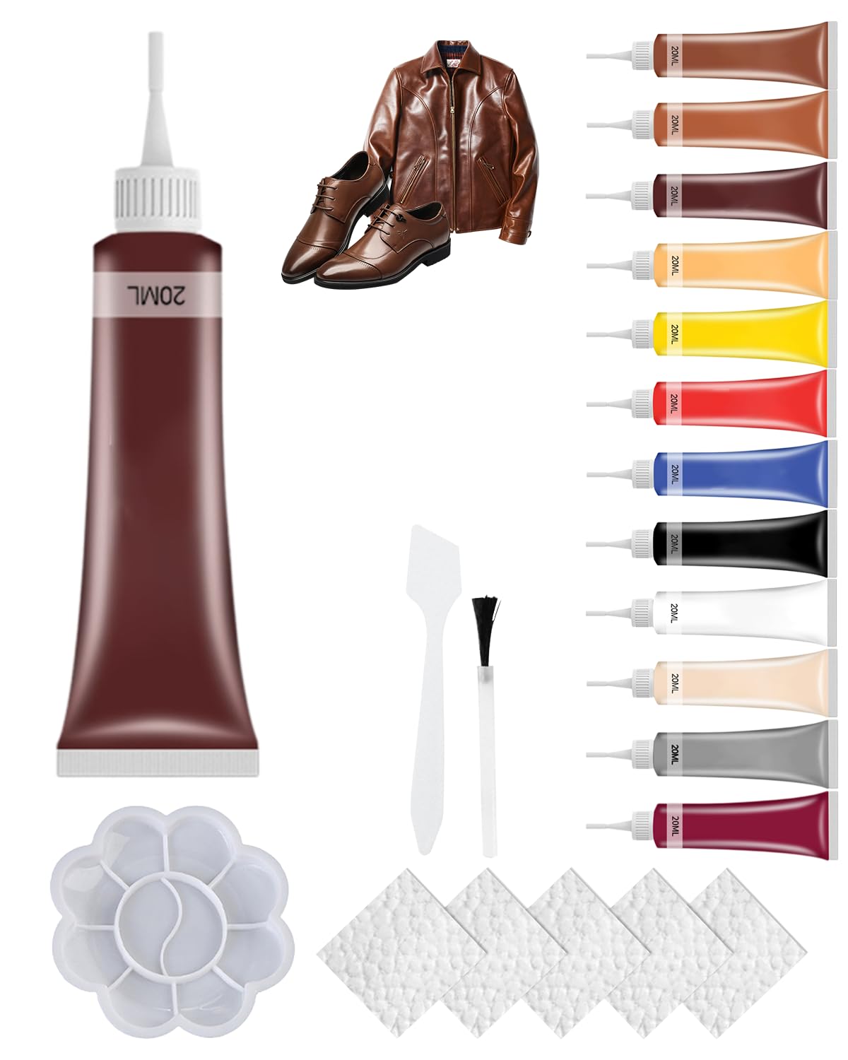 2026 New Advanced Leather Repair Gel Upgrade Leather Repair Kit for Car Seat Vinyl Repair Kit Professional Leather