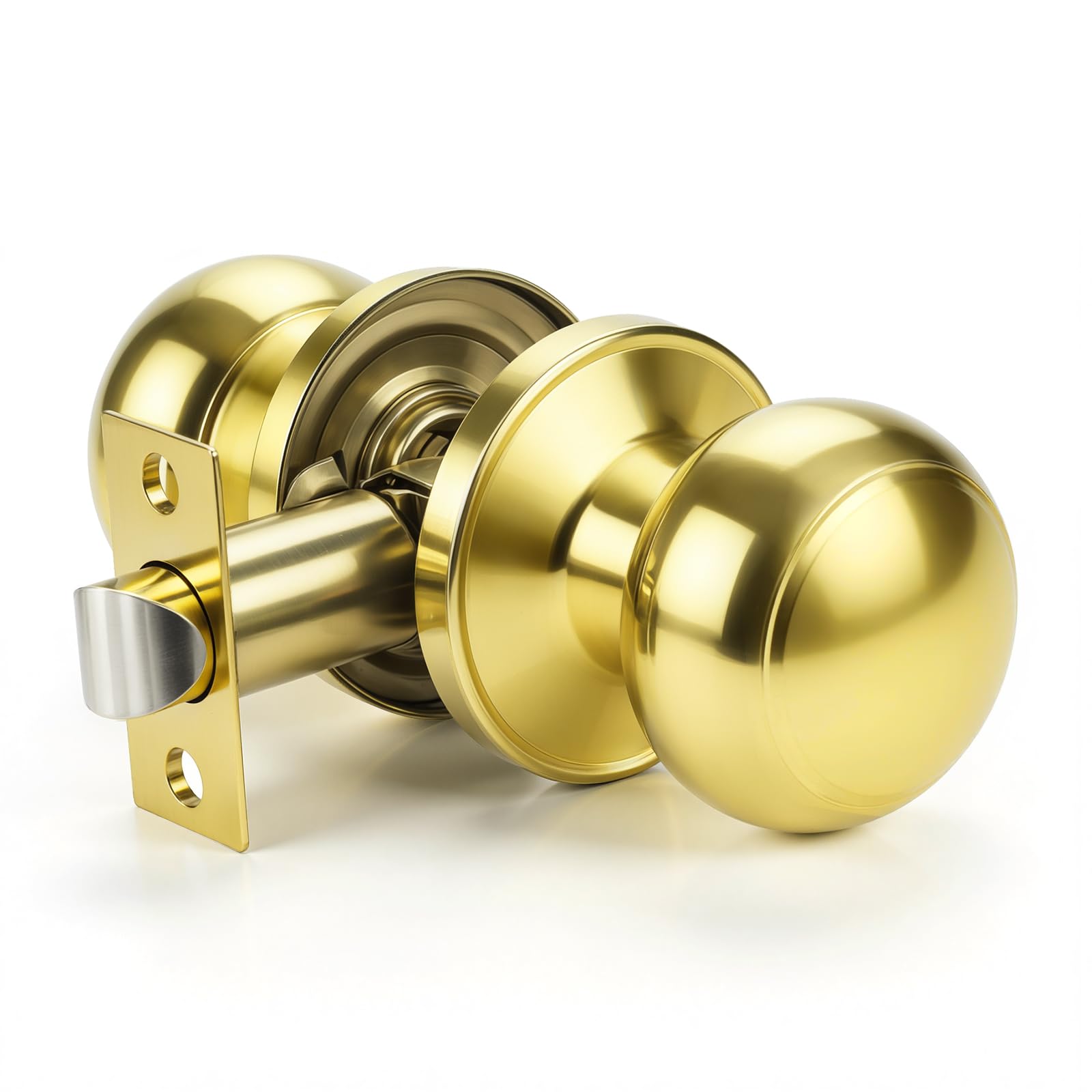 Matte Black Door Knobs - Stylish Passage Handles -24