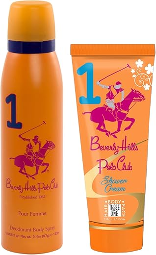 Beverly Hills Polo Club Gift Set No.1 (Women’s) Body Mist 150ml + Shower Cream 150ml