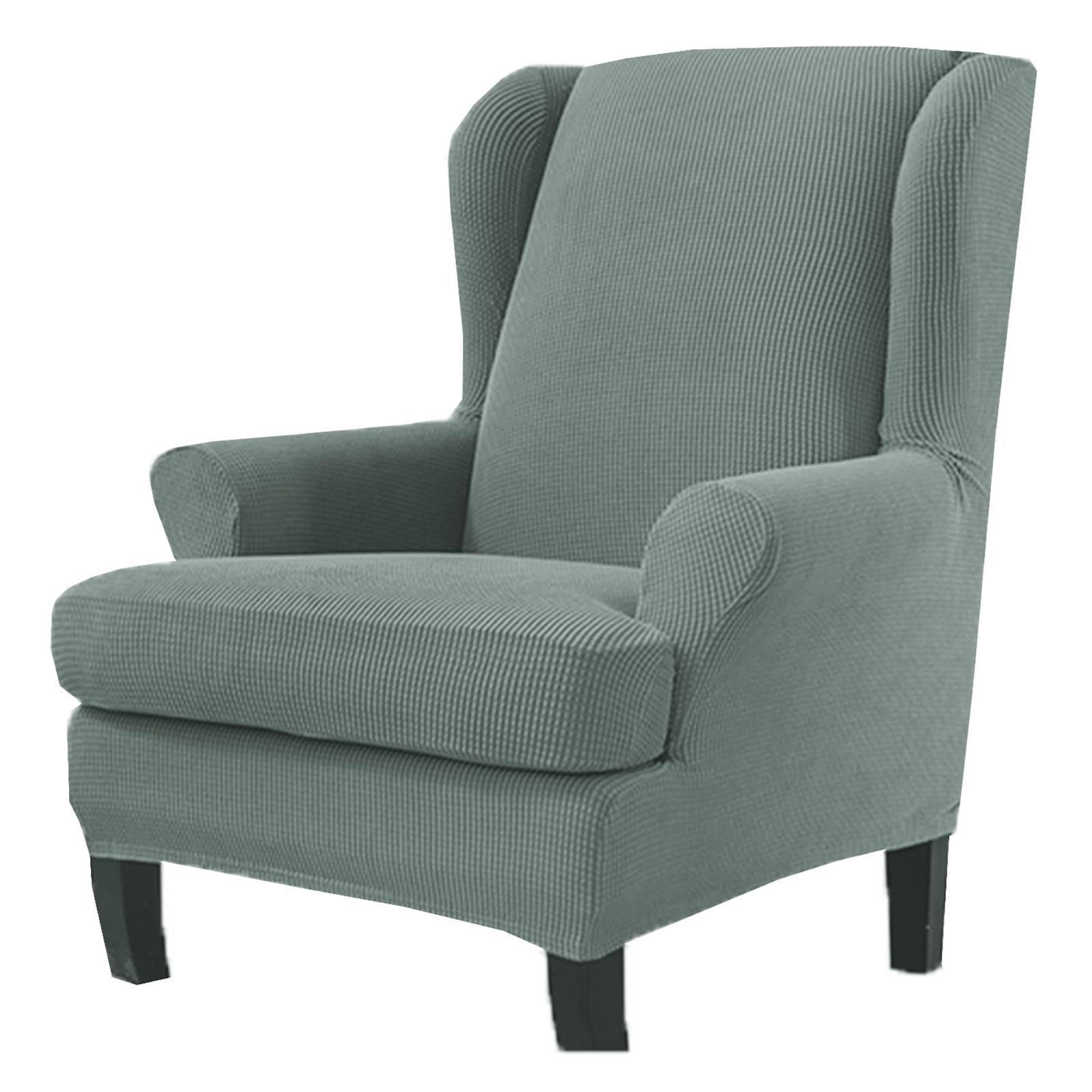 Fundas elásticas for sillón orejero de terciopelo OBASDFD para tardes de lectura cómodas en casa