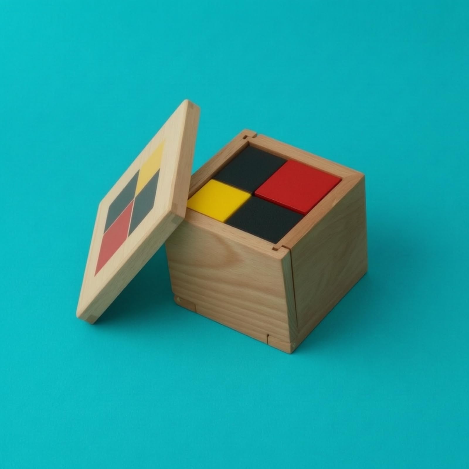 Cubo l Matemático Caja STEM Bloque para Estudiantes, Escuela, Hogar
