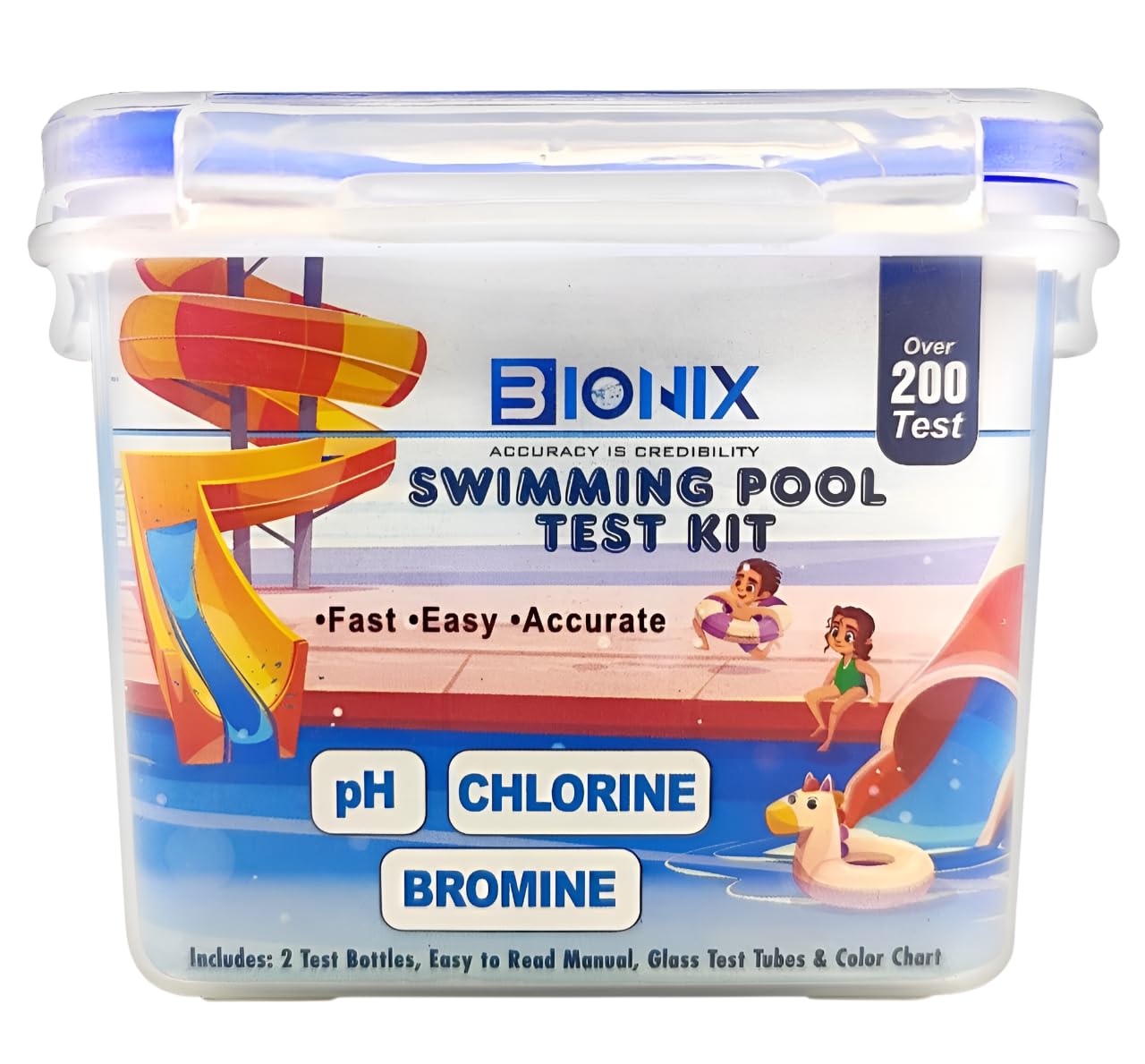See full amazon price history chart for BIONIX Swimming Pool Test Kit | Ph and Chlorine Pool Test Kit (200 Test). BIONIX Swimming Pool Test Kit | Ph and Chlorine Pool Test Kit (200 Test). (B0CYTJB27F) Amazon Price History, Amazon Price Tracker