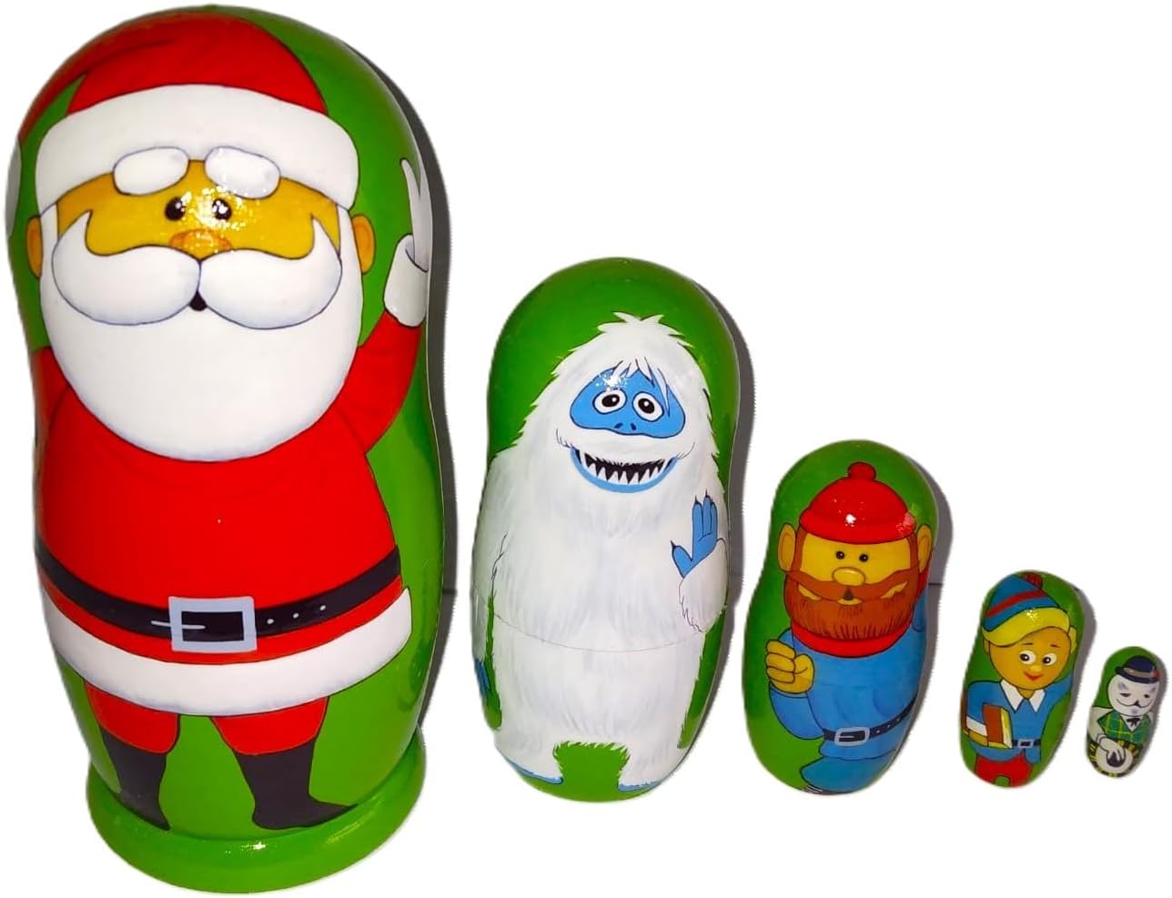 Christmas Reindeer Nesting Doll