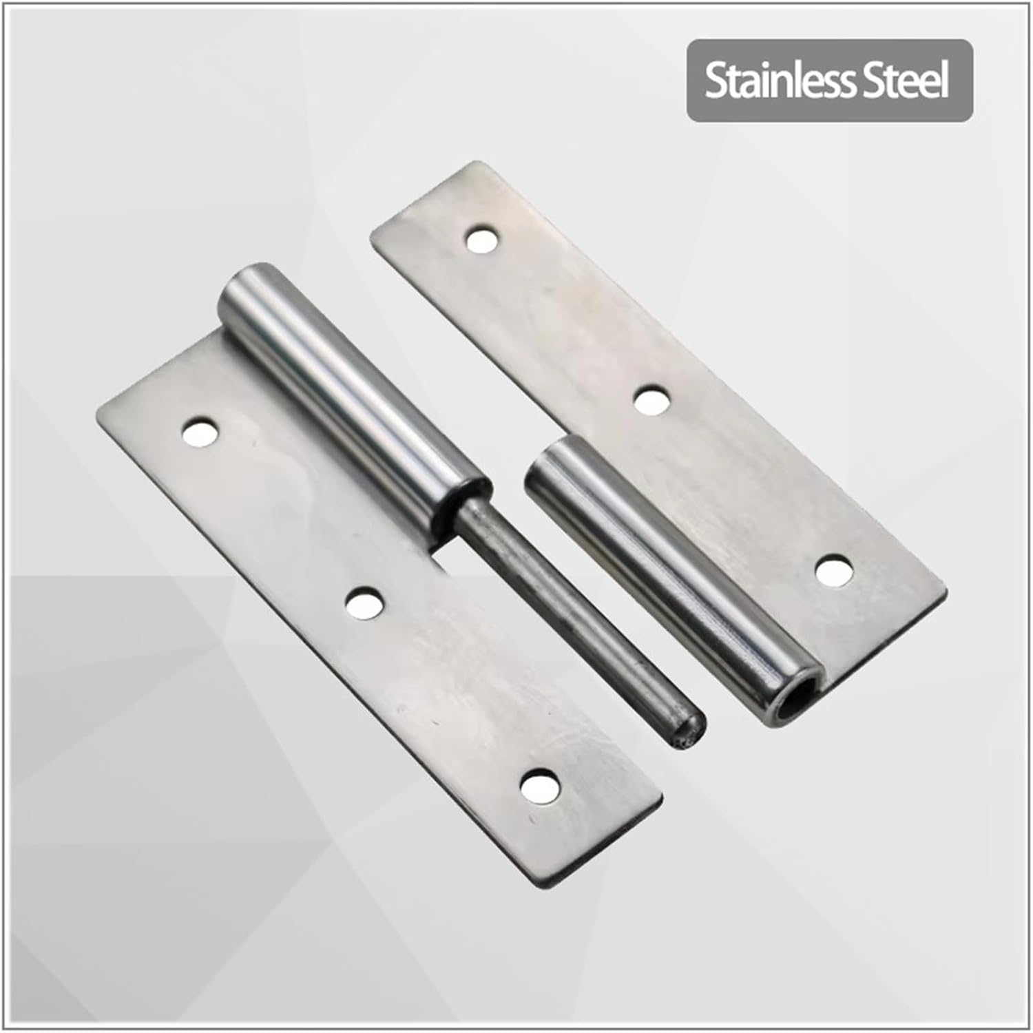 Removable Stainless Steel Hinges for Industrial Machinery Equipment Cabinet Doors 1Pcs(Left)