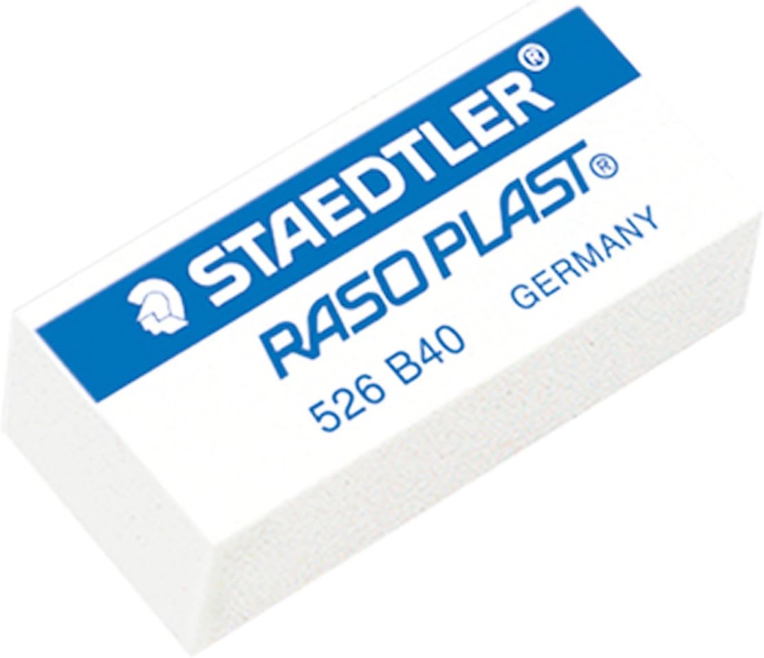 Staedler - All Purpose White Plastic Pencil Eraser - 1 Each (526B40)