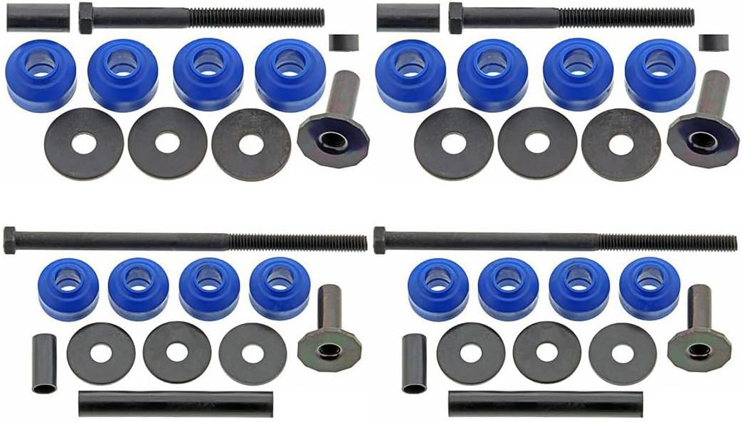 4x Front Rear Sway Bar Link Kit - Front Sway Bar End Links Automotive Replacement Sway Bar Link Kits Compatible with Plymouth Neon Compatible with Chrysler Neon 2000