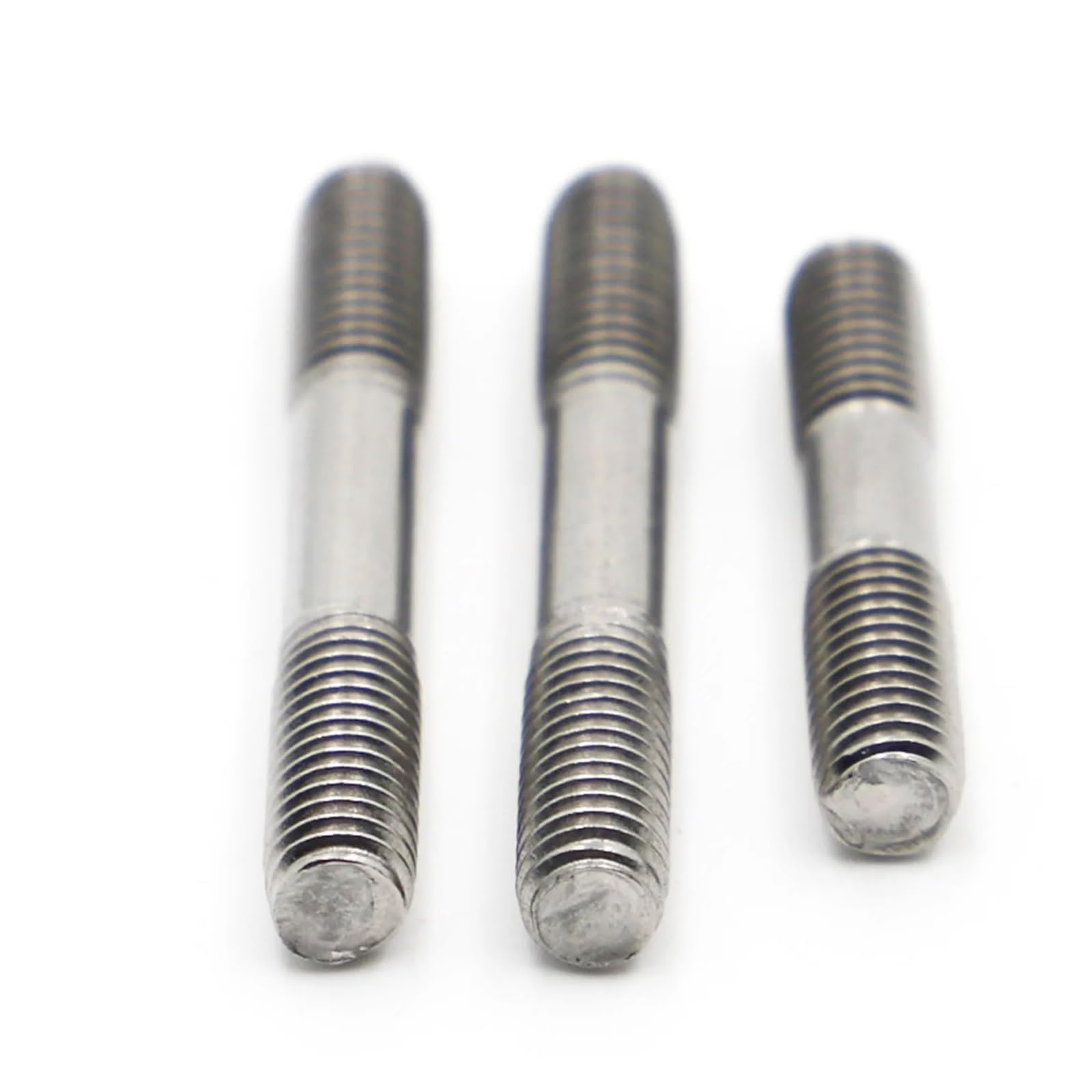 Varilla Roscada Pernos prisioneros de acero inoxidable, varilla tornillo, diente, perno doble cabeza(100mm,M3 5pcs)