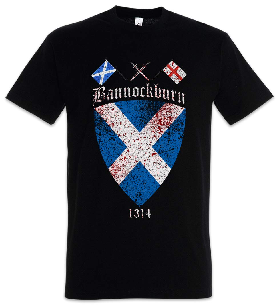 Urban Backwoods Men's Black Bannockburn T-Shirt Size 2XL