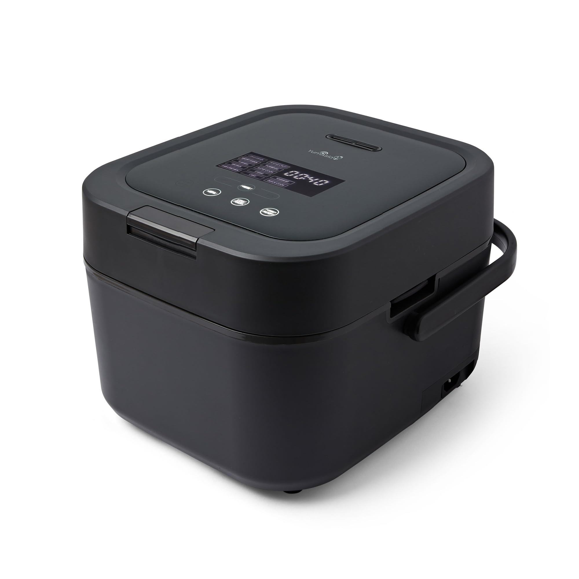 Yum Asia Hotaru Cuociriso a induzione (IH) con ciotola in ceramica (3 tazze, 0,54 litri), 7 funzioni di cottura del riso, 5 funzioni multicooker, 220-240V UE