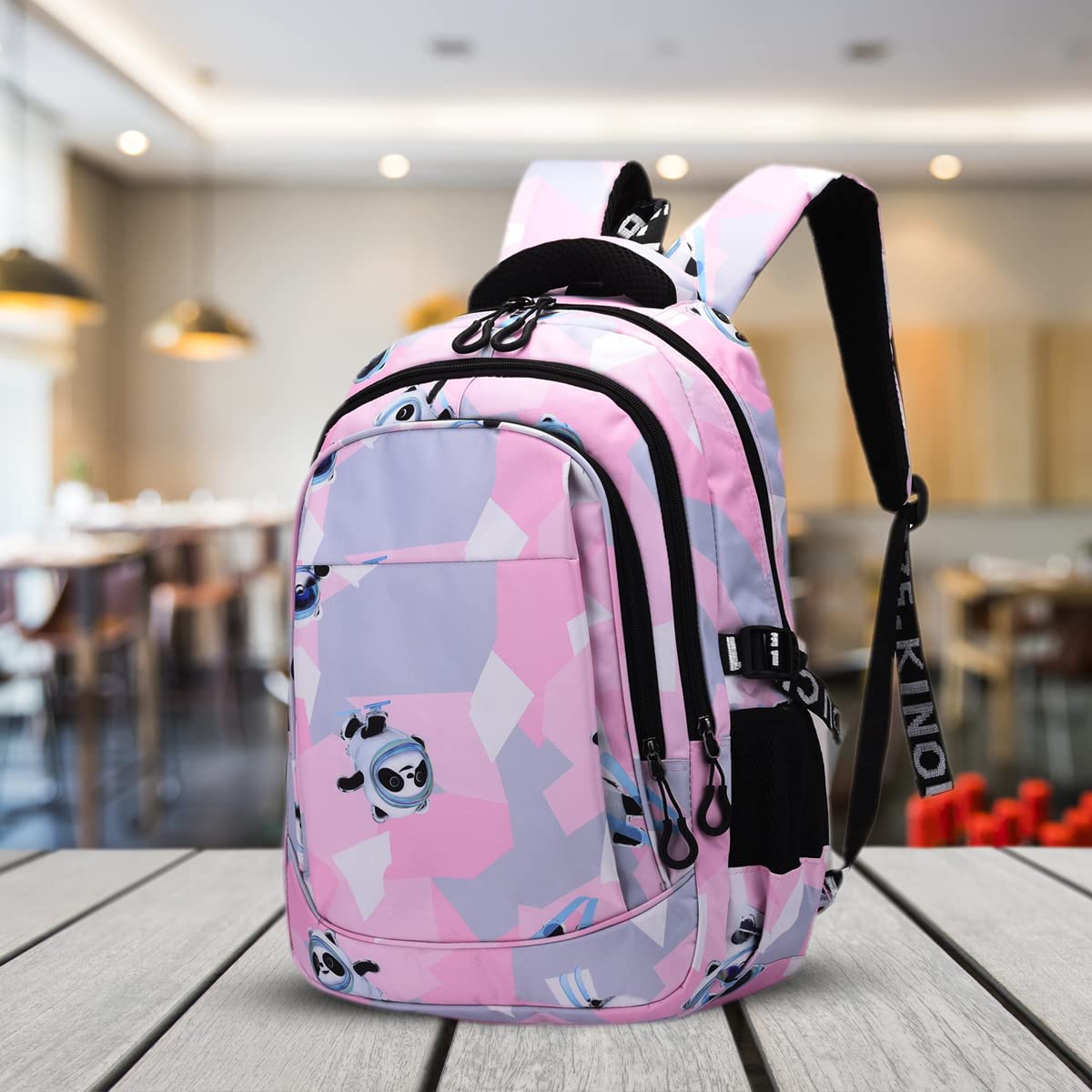 Tinytot 30 Litre, Stylish & Trendy Bag Water Resistant High Storage Heart Star Printed School Backpack College Backpack Travel Backpack Bag for Boys & Girls, 2nd Standard Onwards 18 Inch ; (Blue) 2