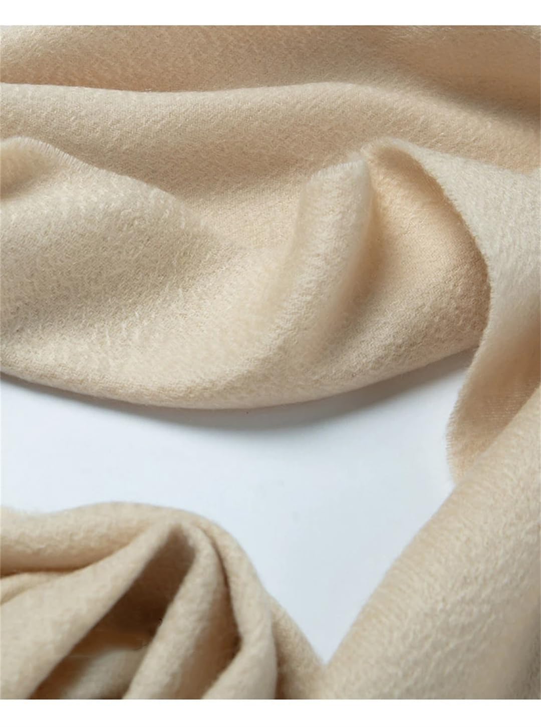 Bufanda De Cachemira Larga Suave Y Gruesa Cálida De Color Sólido Unisex De Lujo Para Mujer