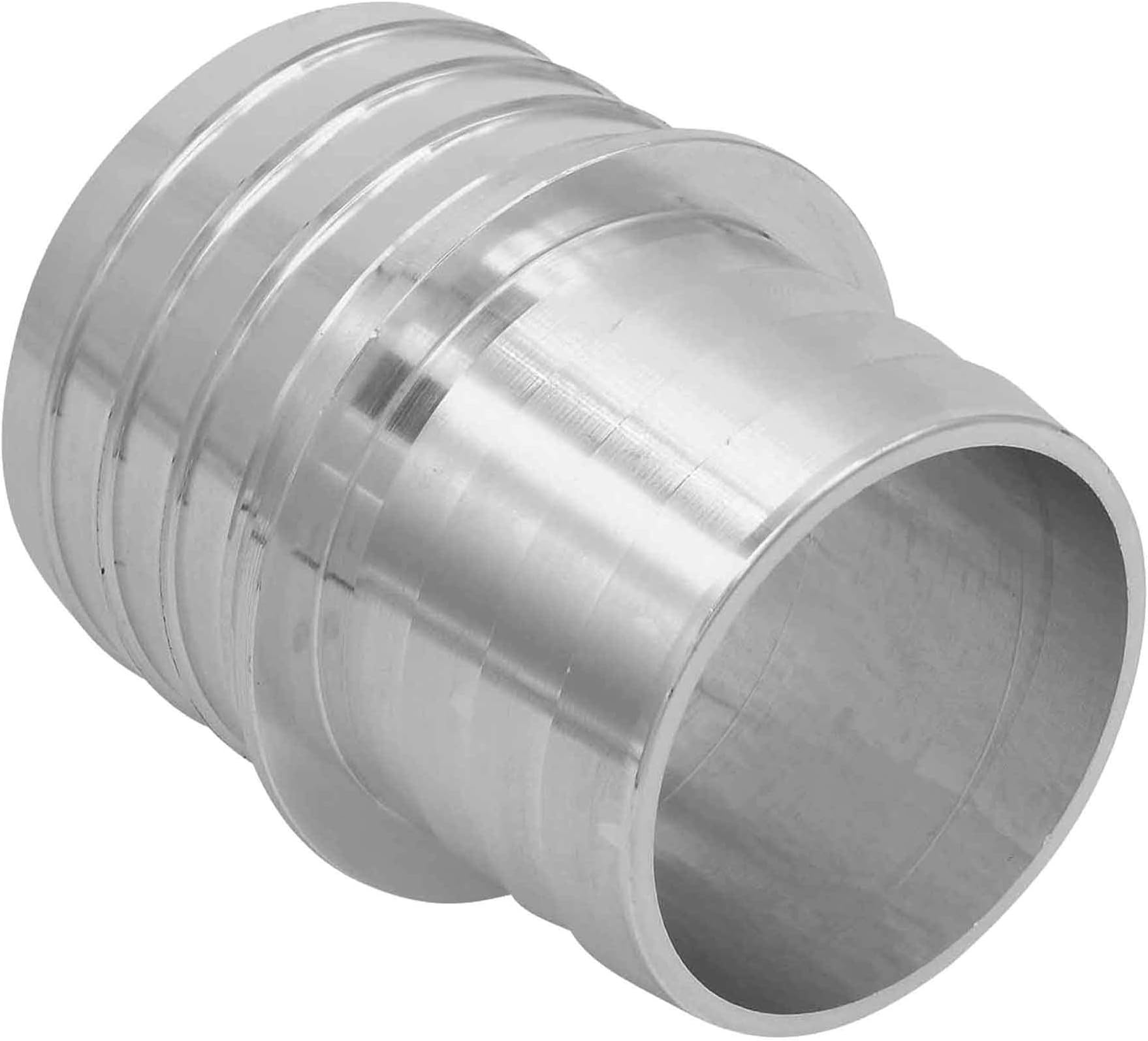 ICT Billet 1-1/2" to 1-3/4" Inch Hose Barb Splice Coupler Repair Reducer Fitting Adapter Connector Radiator Coolant Intercooler Heat Exchanger Fluid Manufactured in the USA Aluminum AN627-28-24A