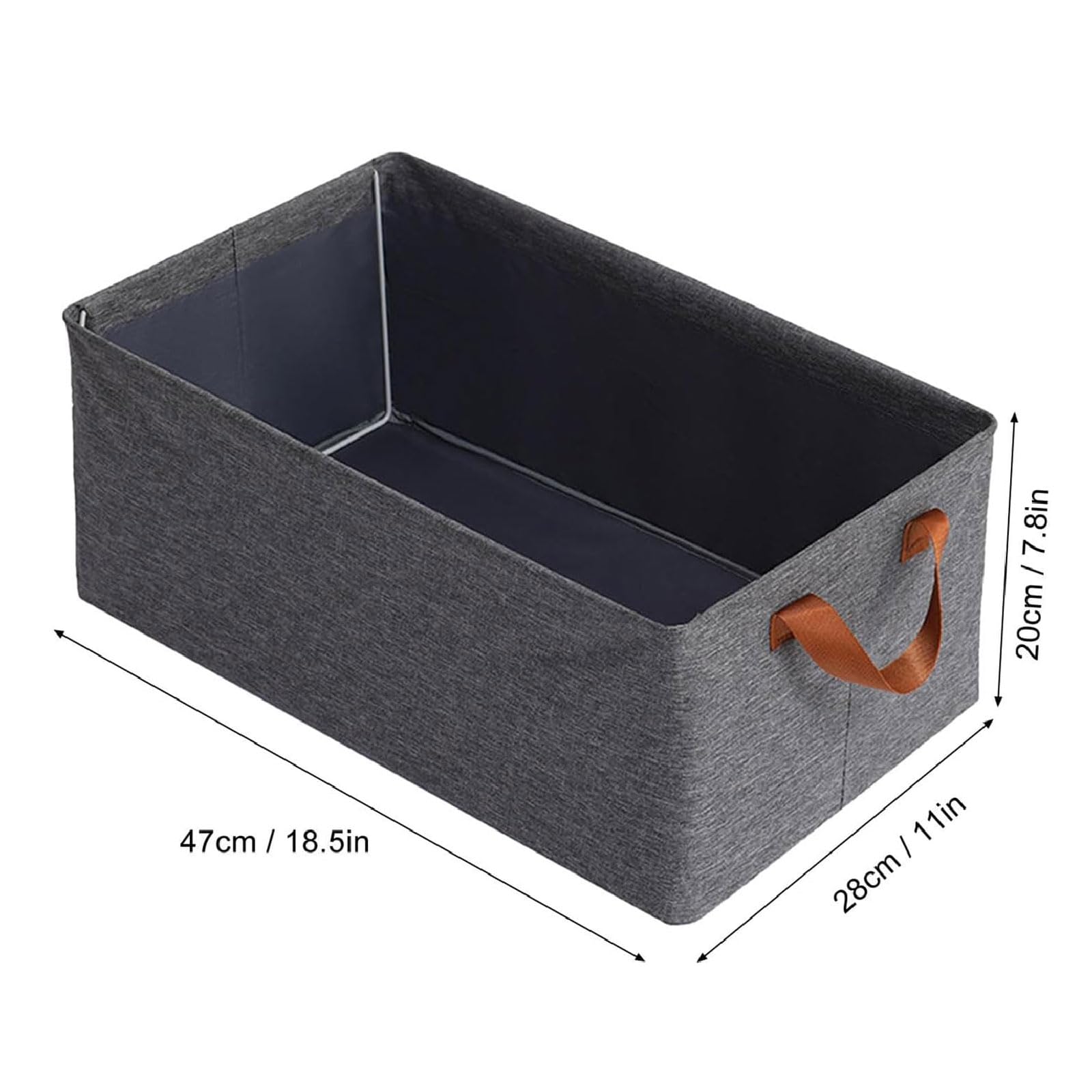 TsoLay Organisateur de tiroir à vêtements 1 pièce, Organisateur de vêtements de Garde-Robe avec Panneau de Support, bacs de Rangement Pliables pour Le Rangement des vêtements, Jeans, Pantalons