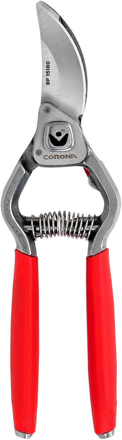 Corona BP 3225D Forged Steel ClassicCUT Bypass Hand Pruner - 3/4 inch Cut Capacity Stem and Branch Garden Shears, Red - Thumbnail 3