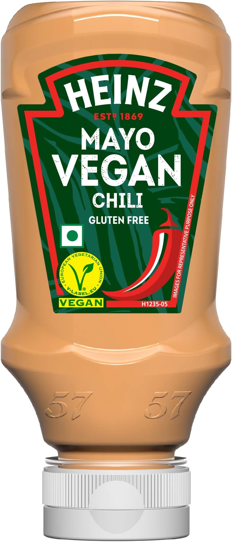 Heinz Vegan Chili Mayo Deliciously Creamy, 215 g / 220 ml