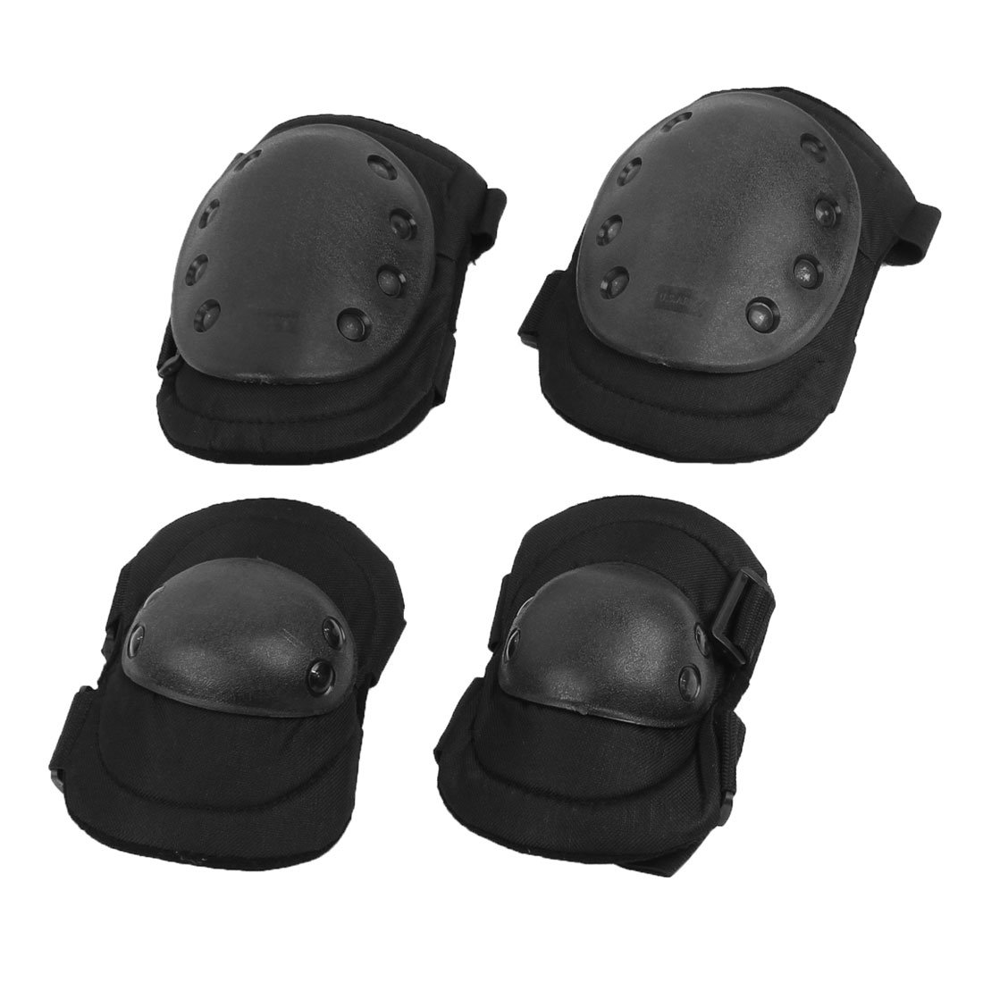 ZHuidjoAdult Black Elbow Knee Pad Skate Sports Support Protector (SN: bd5 78c 000 417 7e9)