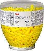 Vista 17 de 3M Tapones para oídos, E-A-Rsoft Yellow Neons 311-1251, 200 pares de tapones desechables, empaquetados individualmente, ligeramente más largos