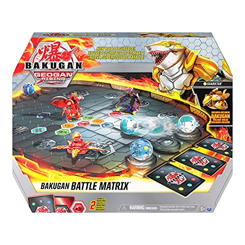 Bakugan Battle Matrix juego de mesa Deluxe con Sharktar miniatura 6