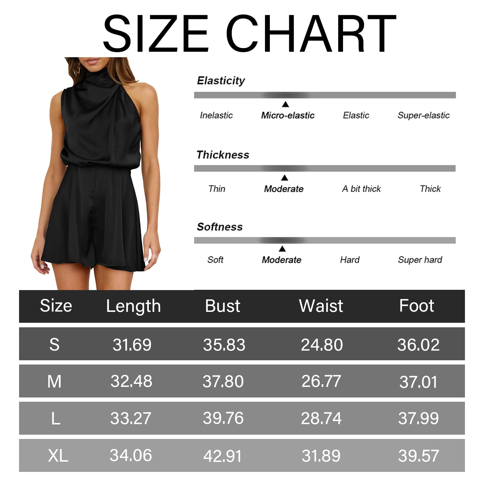 Combinaison Femme Combishort Courte sans Manches Été Col Montant en Satin Élégant Jumpsuits Une Pièce Moulante Loose Casual Rompers Jambes larges Playsuit