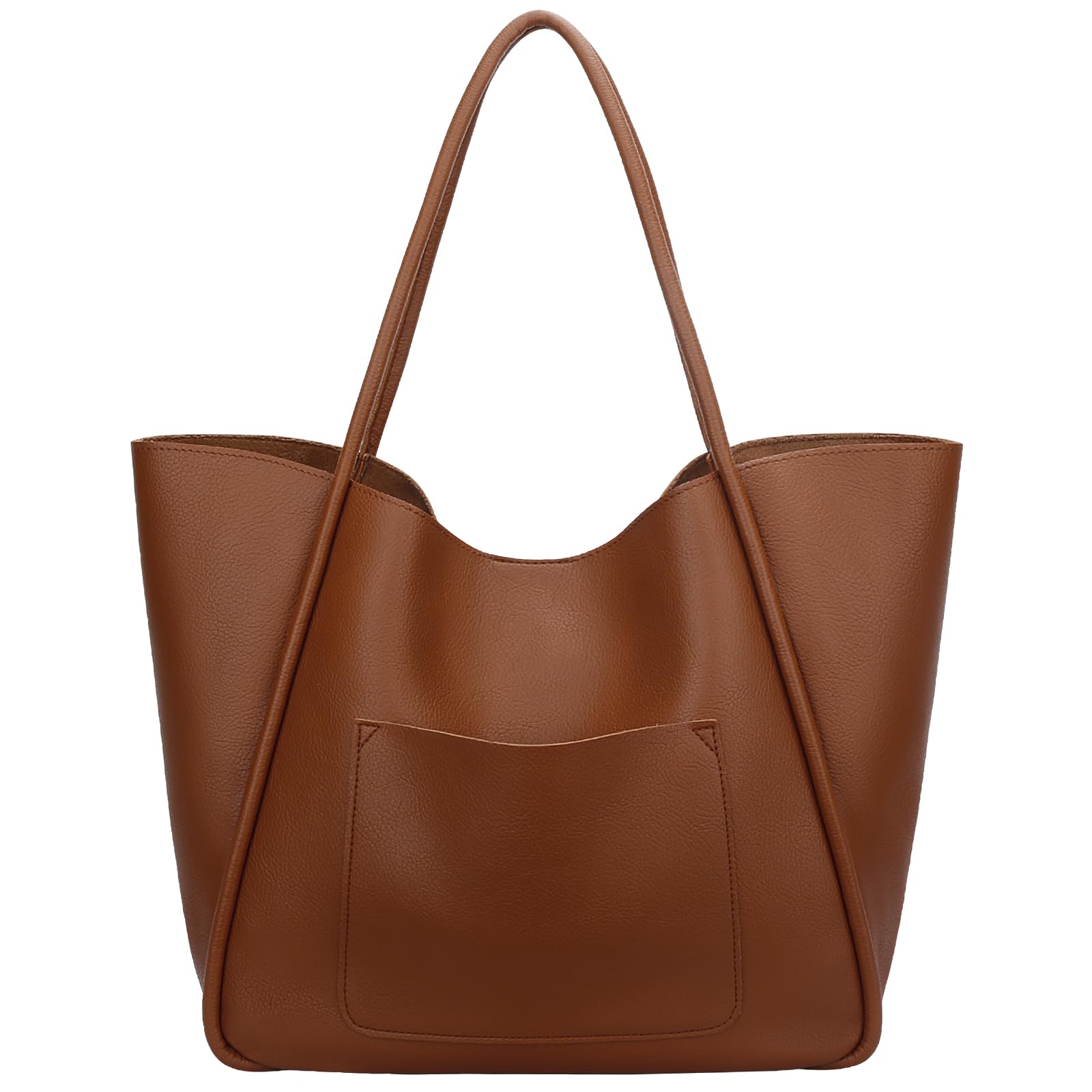 KKXIU Tote Bag for Women Vegan Leather Shoulder Purse Large Capacity Travel Bag