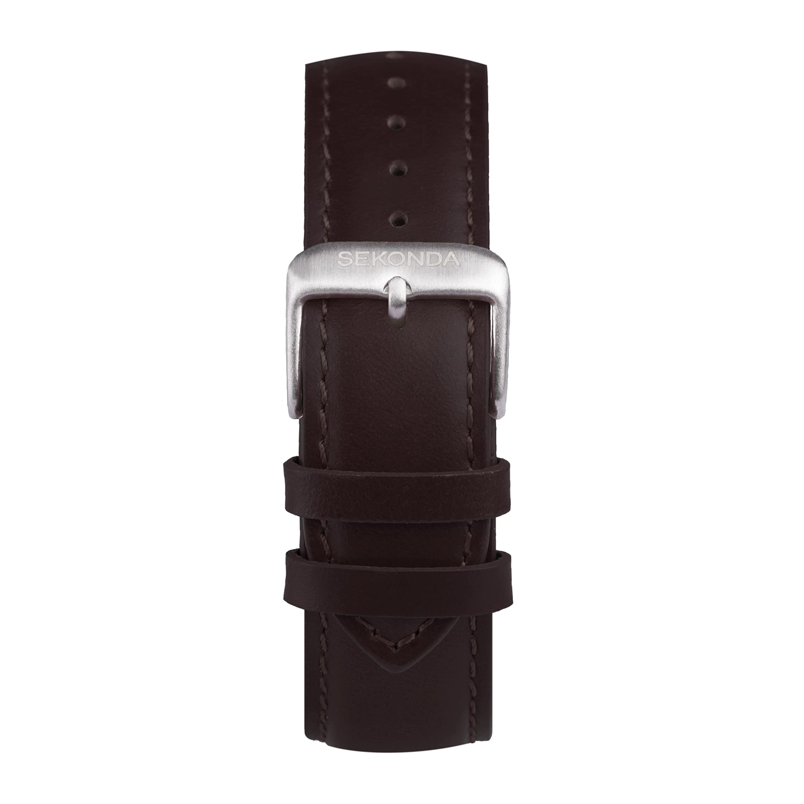 Sekonda Altitude Herren-Quarzuhr mit Analog-Anzeige, Lederarmband, 43 mm