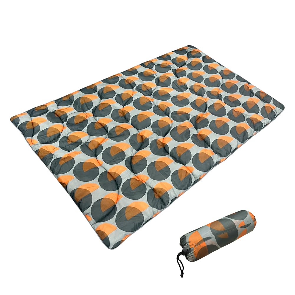 Namvo Matelas d'extérieur Portable Enroulable pour Cage pour Chien, Coussin Doux Lavable, Tapis de Voyage pour Chien, Tapis résistant à l'eau pour Jardin, Camping, Coffre de Voiture, Caisse ou bu