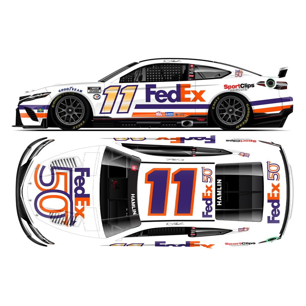 Lionel Racing Denny Hamlin 2023 FedEx50 Diecast Car 1:64 Scale