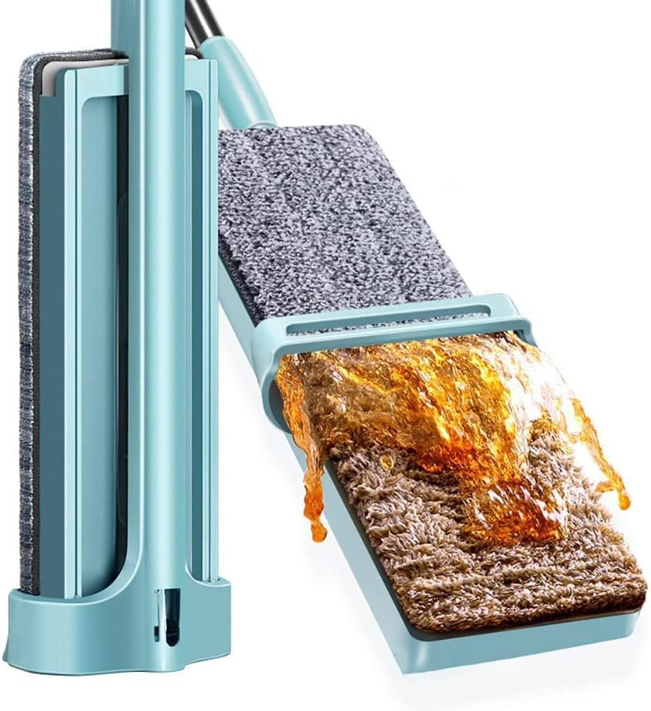 Krishram Flat Mop Microfiber Magic Mop for Floor Cleaning Hands Free Squeeze Mop 360° for Floor Slider Squeeze Mop Bucket Less Squeeze Mop pocha for Floor Cleaning 2 Microfiber Refill Pad mop (B0CYBGRHSC) Amazon Price History, Amazon Price Tracker
