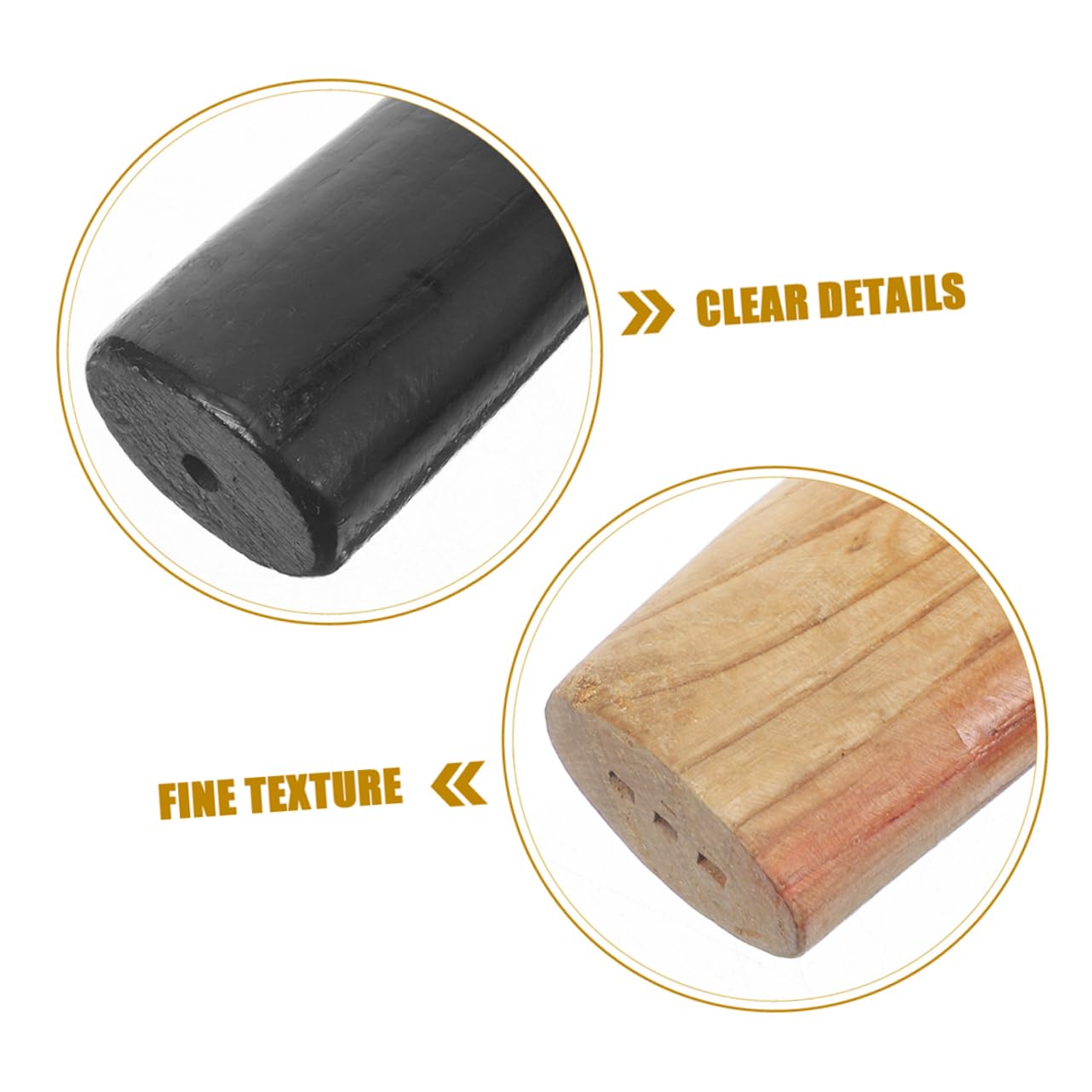 2 Pezzi Manico per Martello in Legno Resistente 800g Sostituzione Maniglia per Martello da Muratore Accessorio Utensile Manuale per Lavori Edili e Fai-da-te