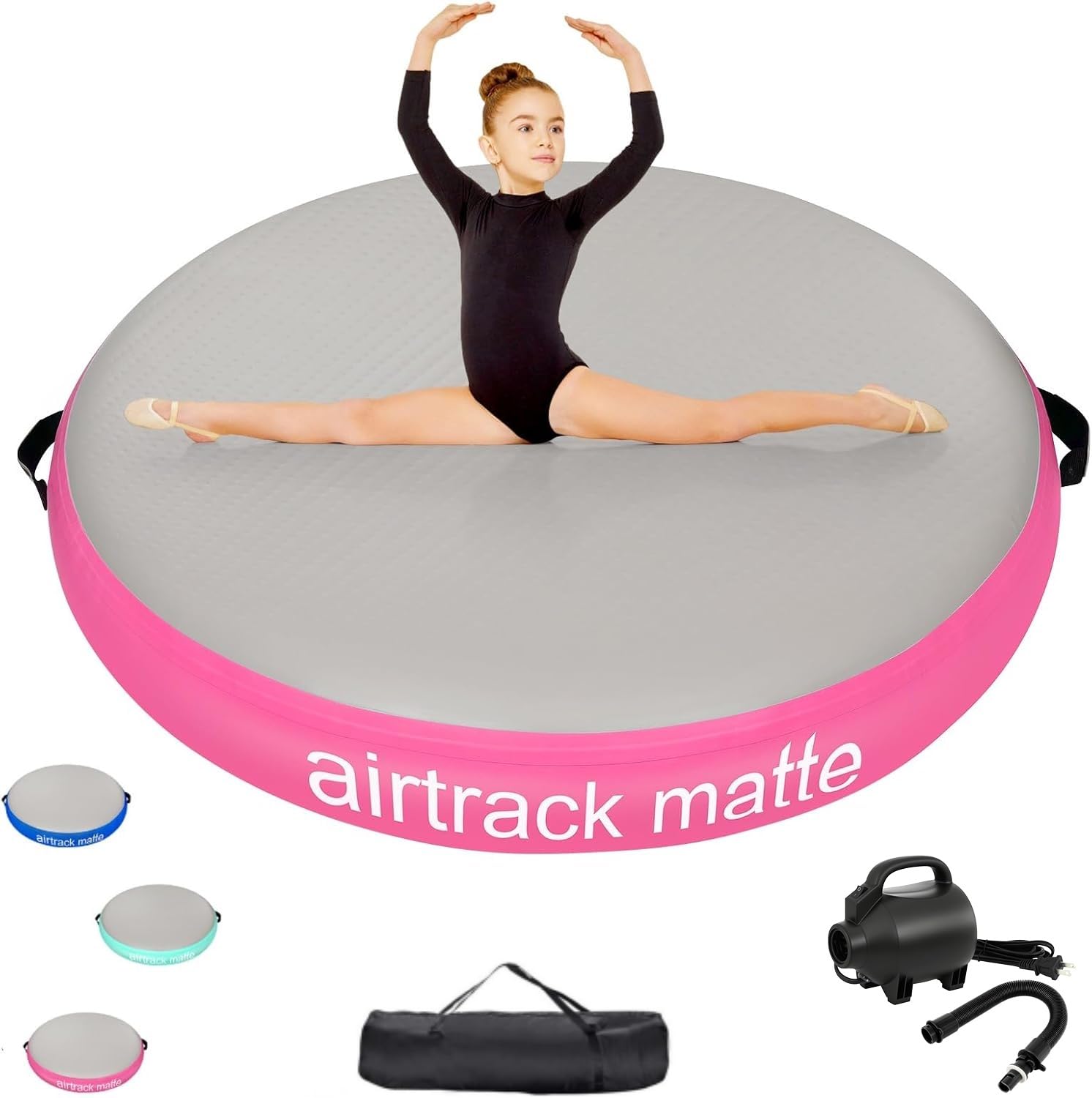 Airtrack Matte Airspot, 20CM Höhe Durchmesser 100/140CM Aufblasbare Tumbling Matte Air Barrel