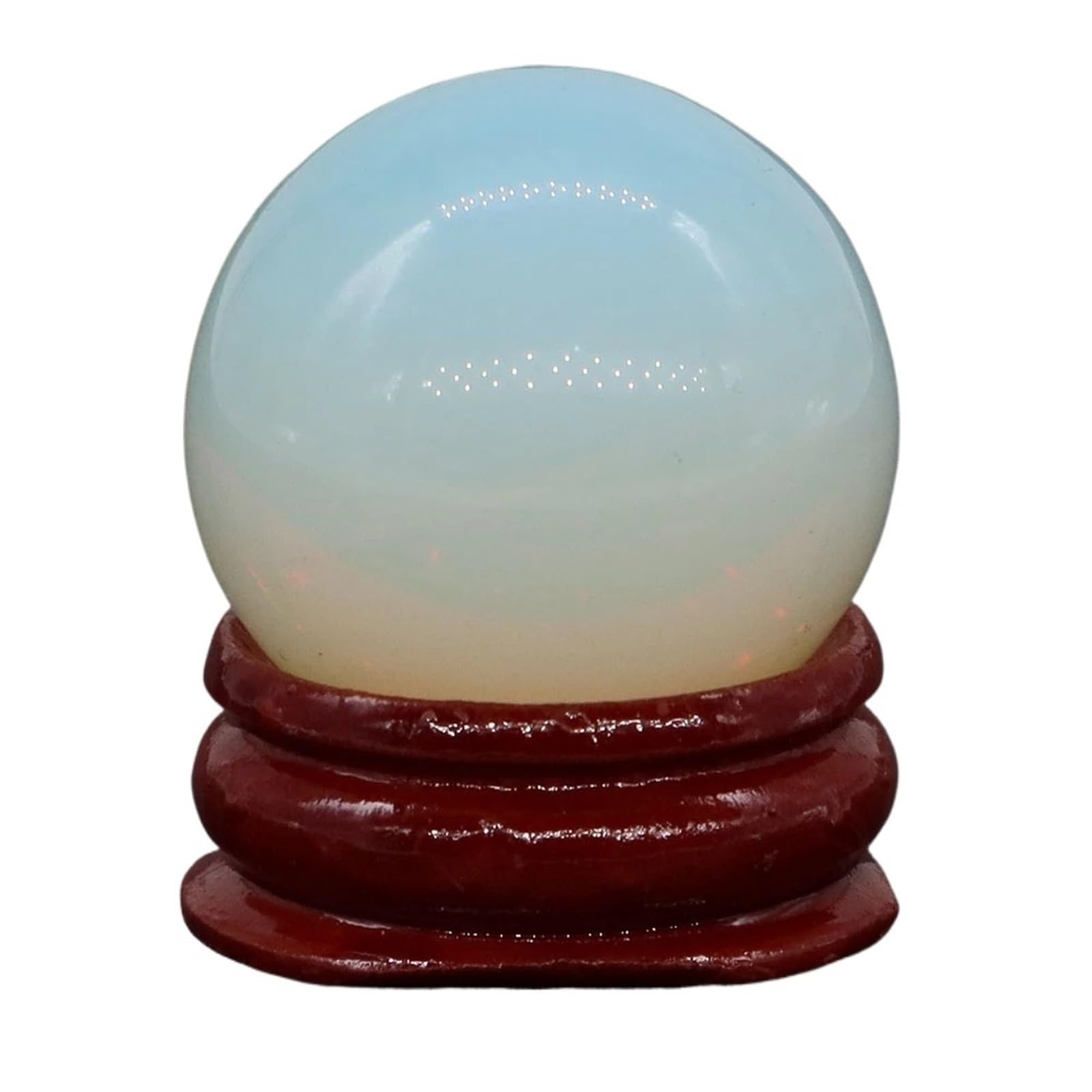 BAYNOPURIN Crystal Sphere 30mm Stone Sphere Quartz Globe Mineral Collection Household Decor