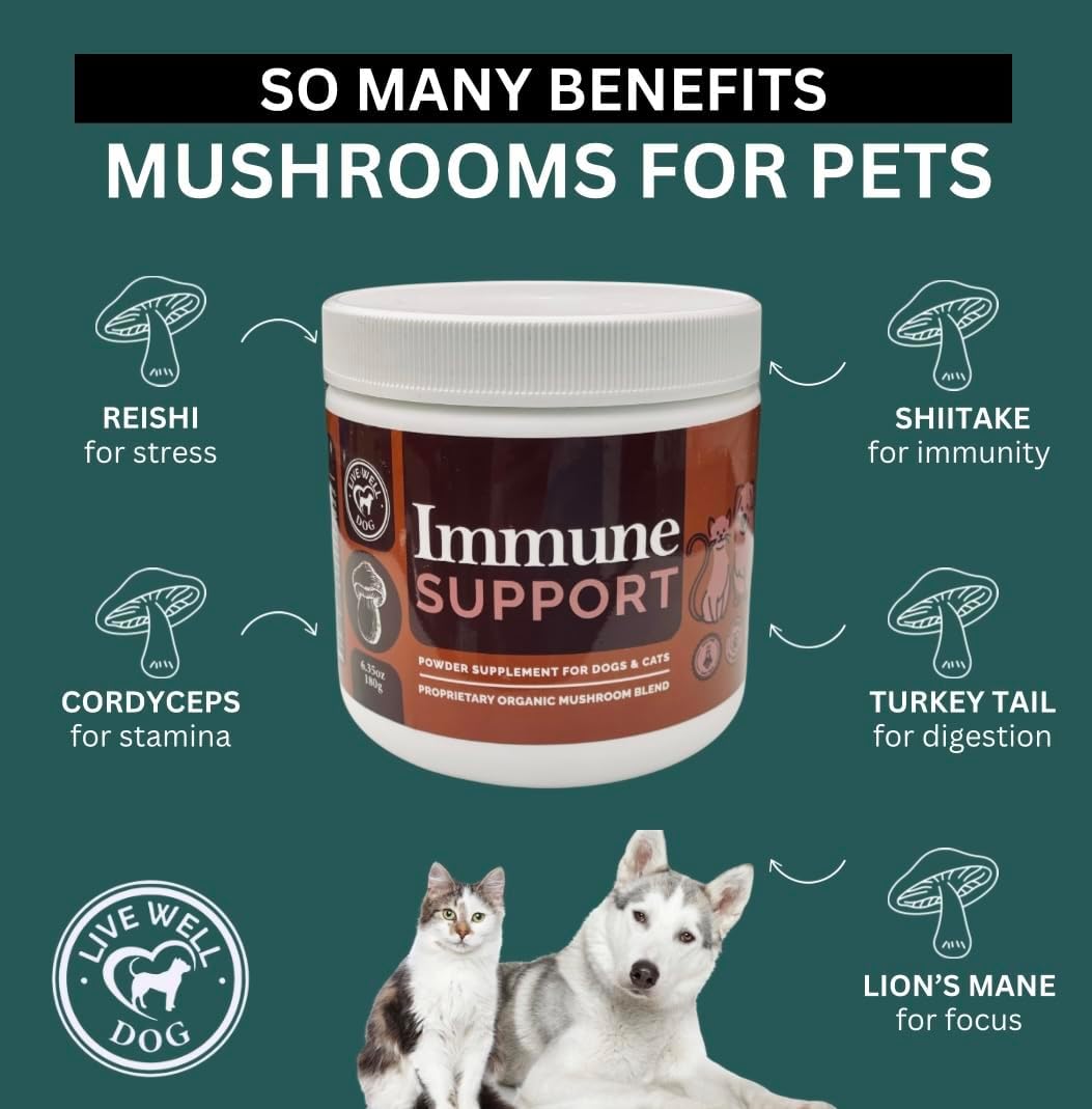 Mushroom Blend Powder Food Topper 6.35oz, (300g)