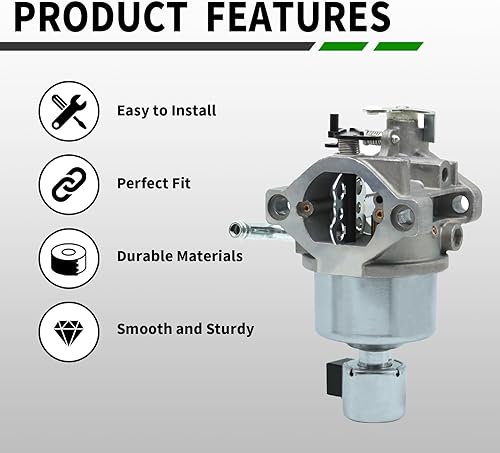 Miniatura 3 de Yunnergo Carburador 594605 con kit de juntas de repuesto para motor de 17.5 14 Hp - 18 Hp 594605 792768 591734 594603 Carb Motor de cilindro único