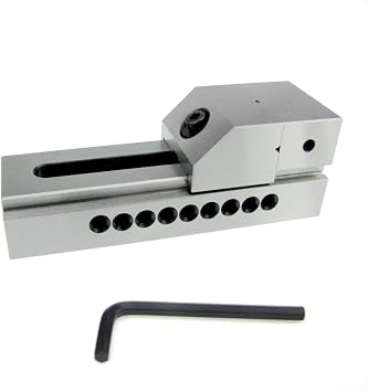 HFS 2" Precision Grinding Screwless Mini Insert Vise, Toolmaker Steel, Black Metallic