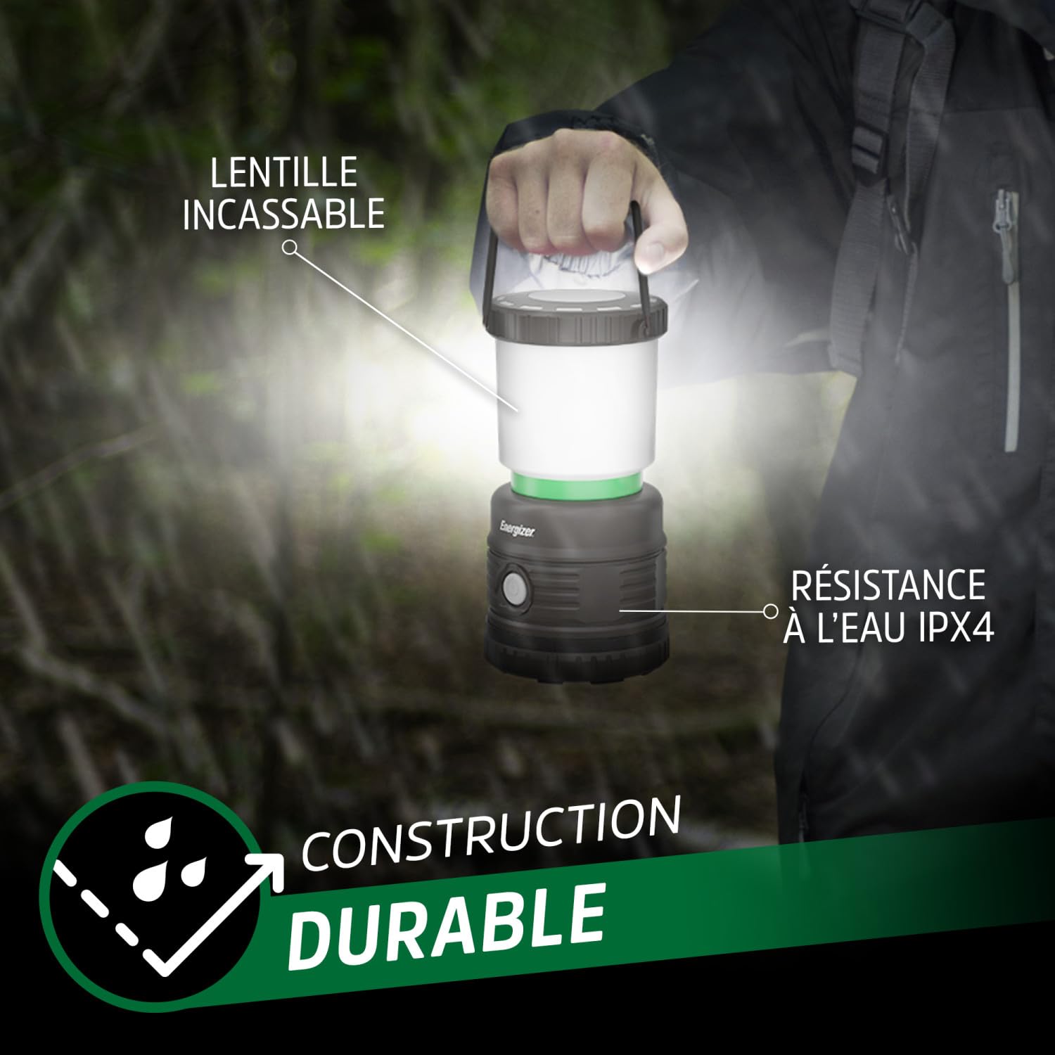 Lanterne de camping LED rechargeable USB - Camping-car, fourgon