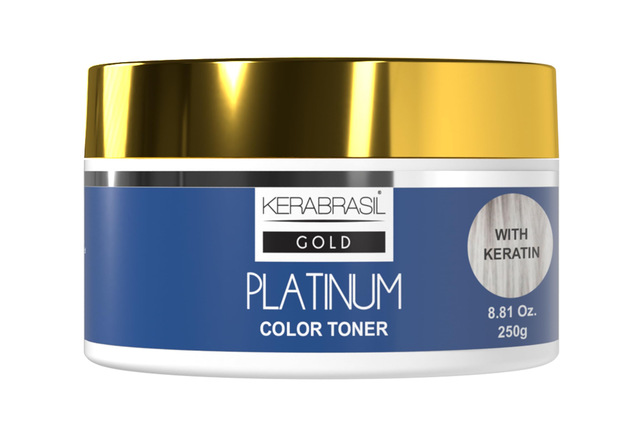 Kerabrasil Platinum Blonde Enhancing - Keratin-Rich Formula for Brightness & Strength | Enhances Blonde Tones for Radiant Platinum Shine | Suitable