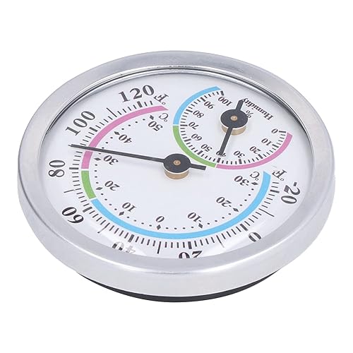 Termómetro interior higrómetro de montaje en pared Mini puntero para el hogar tipo 2 en 1 Medidor de temperatura y humedad herramienta de medición