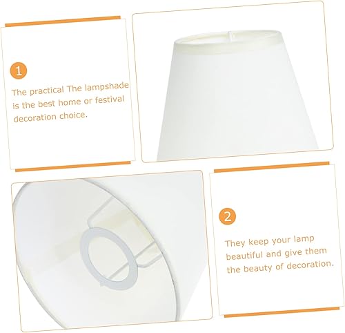 Miniatura 5 de Pantalla de luz de escritorio Pantalla de metal para el hogar Lámpara antigua Niño Blanco Tambor Lámpara Sombra