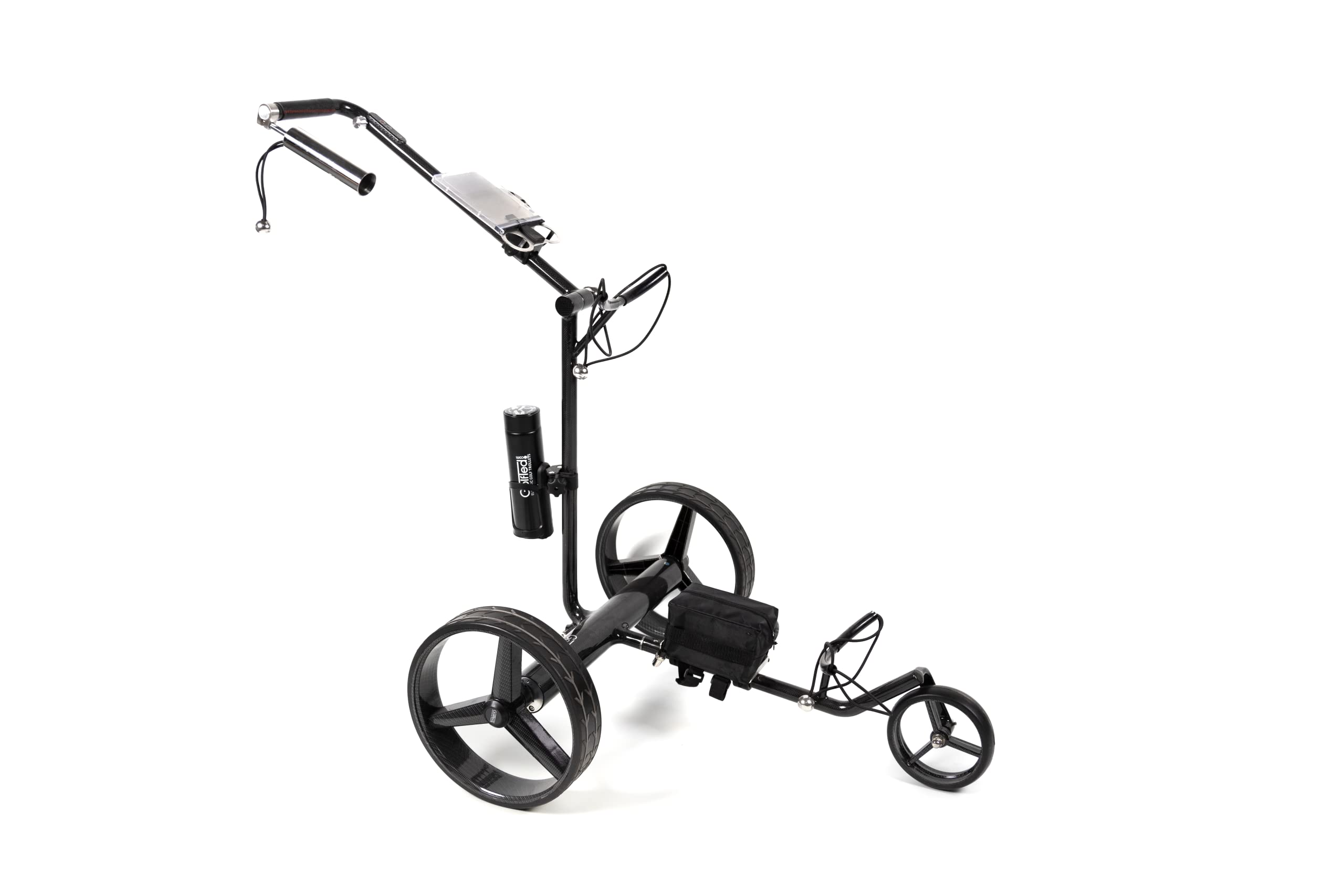GT-CR Elektrischer Golftrolley Carbon MIT Fernbedienung Inklusive 12 Zubehör