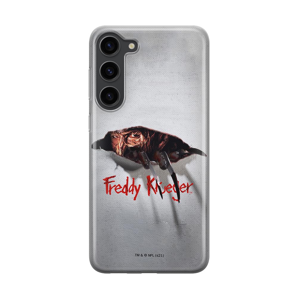ERT GROUP mobile phone case for Samsung S23 PLUS original and officially Licensed Horror pattern Nightmare on Elm Street 008 optimally adapted to the shape of the mobile phone, case made of TPU
