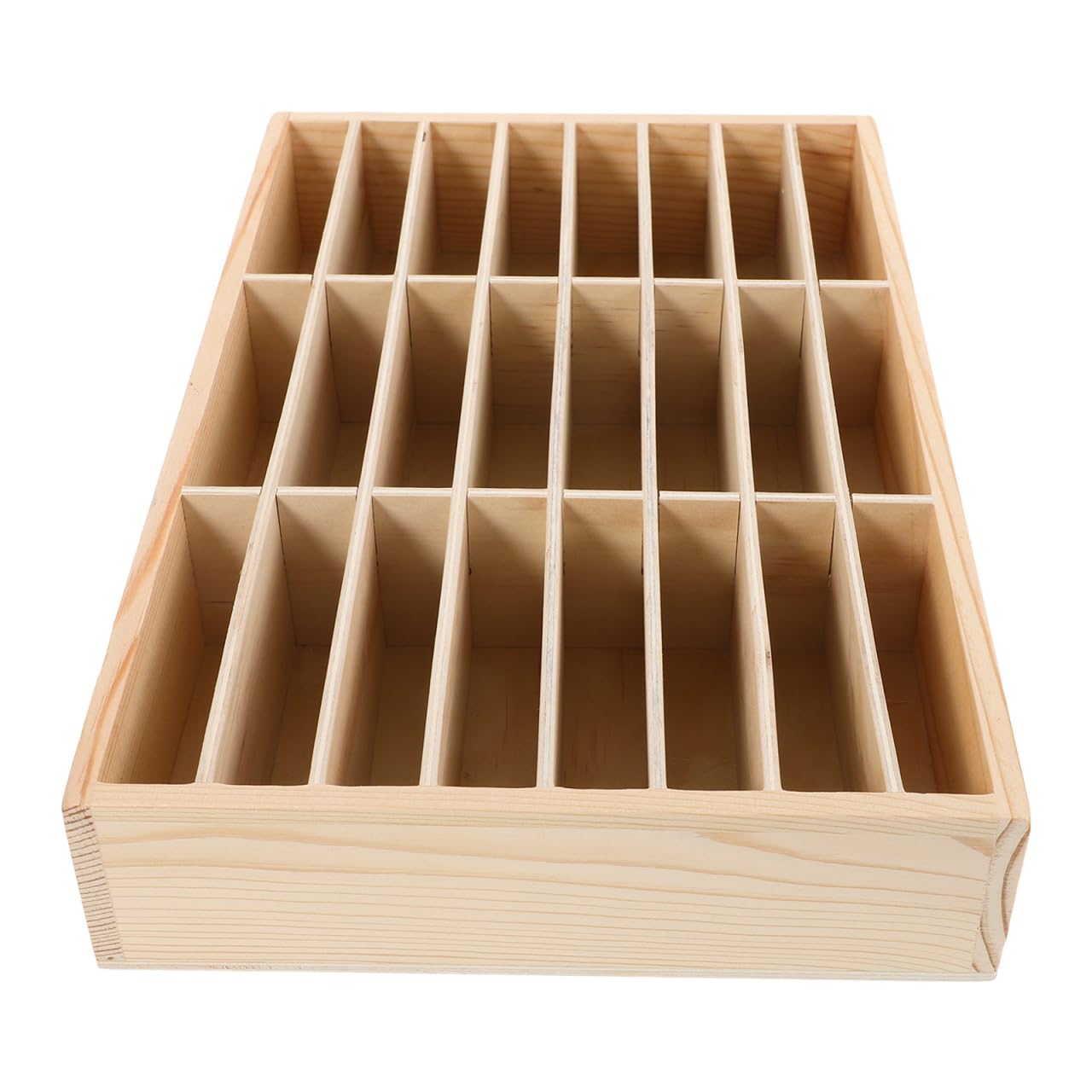 Boîte de rangement en bois pour téléphone portable 32x20cm avec plusieurs compartiments Pretyzoom