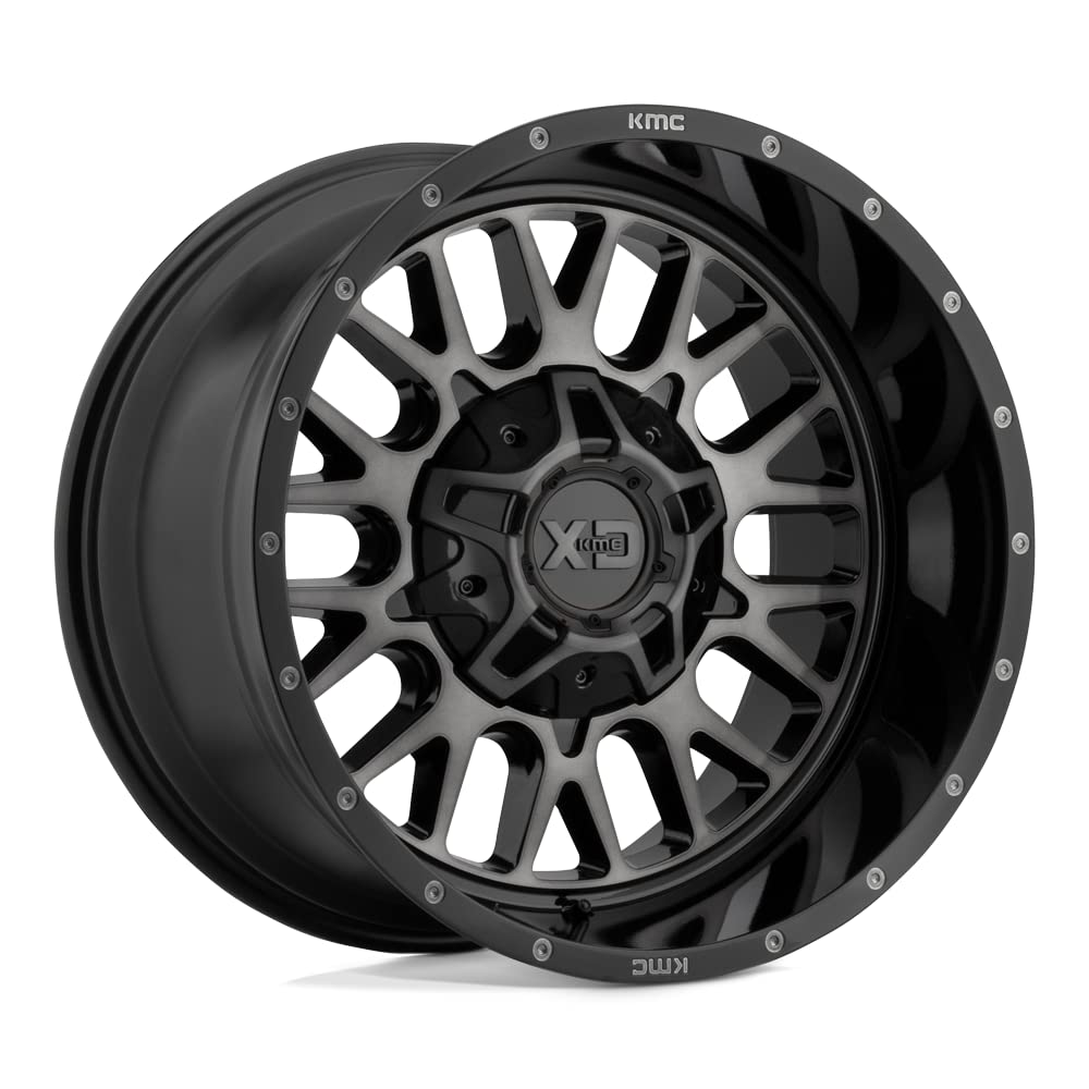 Amazon.com: XD SERIES BY KMC WHEELS Xd842 Snare Gloss Black Gray