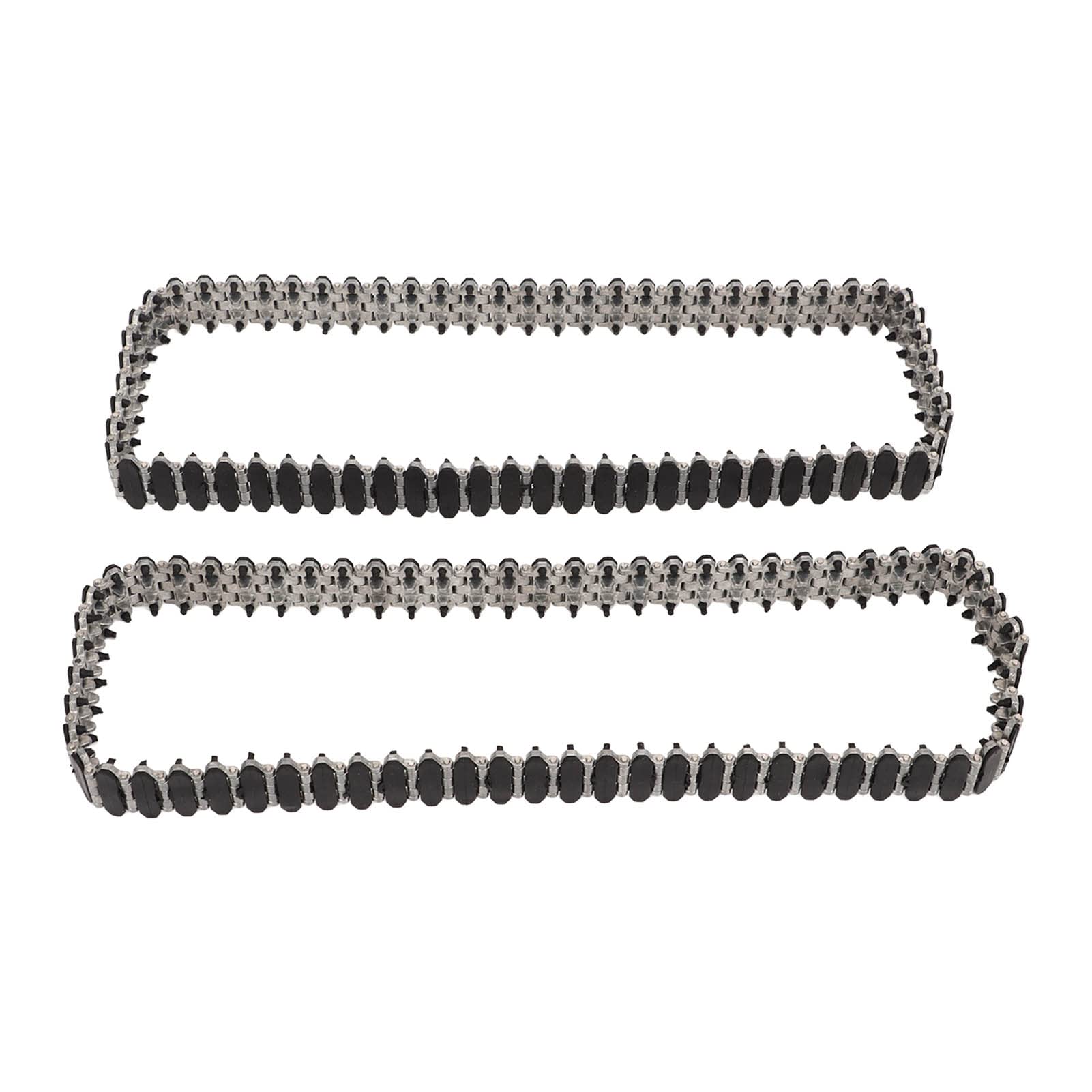 Cadena de Oruga de Tanque RC, Cadena Transportadora de Oruga de Plástico de Aleación de Aluminio para Cadena de Rueda de Oruga WPL E 1 GAZ 71 RC