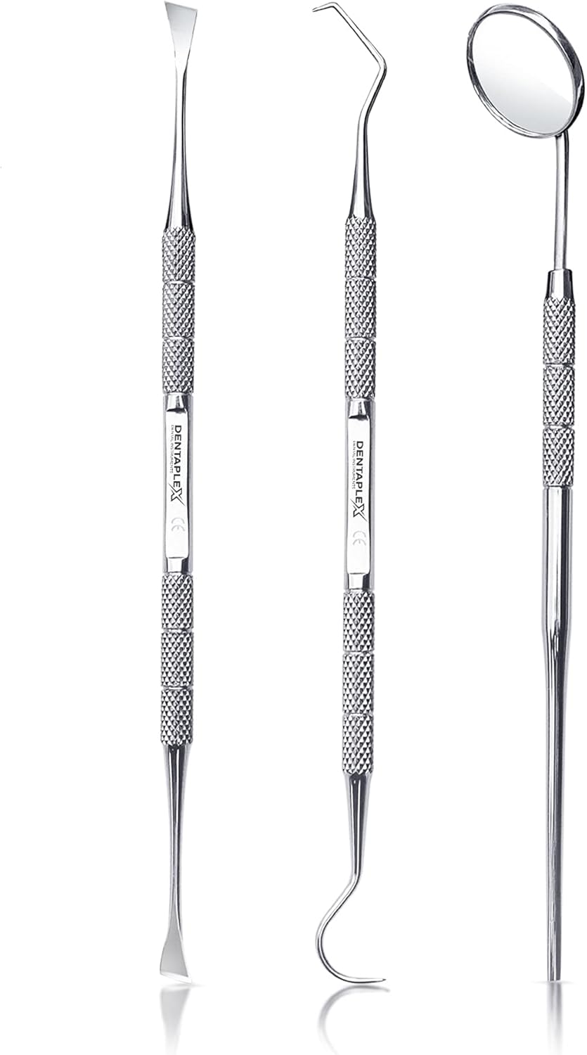 Dentaplex 3 Pcs Oral Dental Care Kit for Teeth Cleaning Whitening