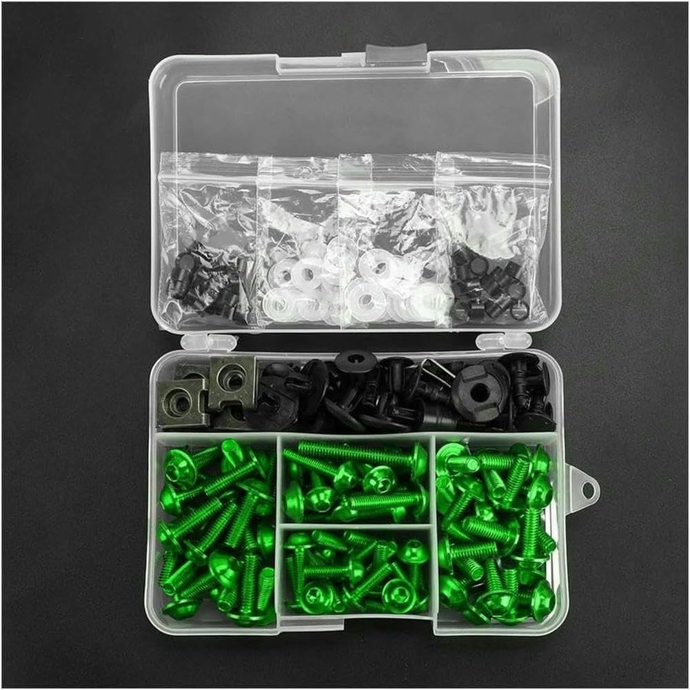Kit di Bulloni Colorati per Carenatura Moto per Kawasaki Z750 Z 750 Z750s 2007-2012 2009 2010 2011 Viti di Fissaggio Parabrezza Parti di Utensili Accessori