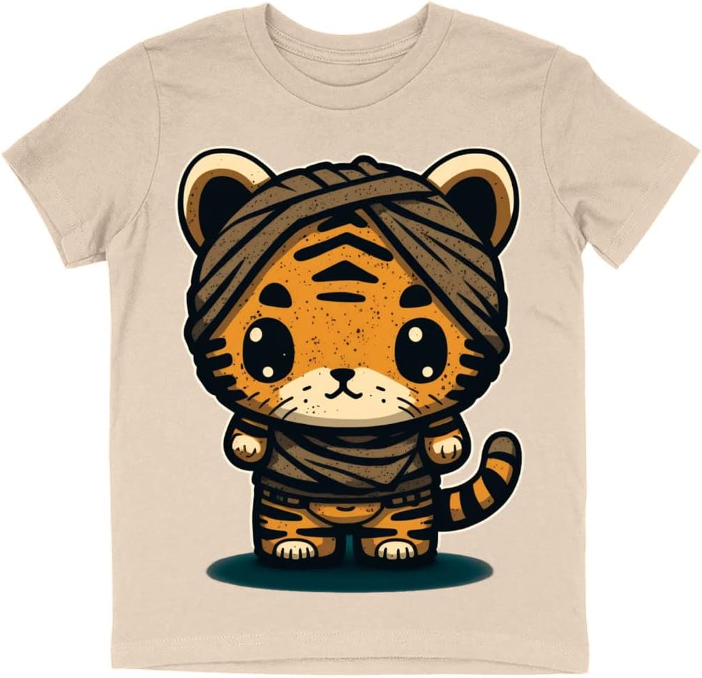 Cute Tiger Kids' T-Shirt - Unique T-Shirt - Graphic Tee Shirt for Kids