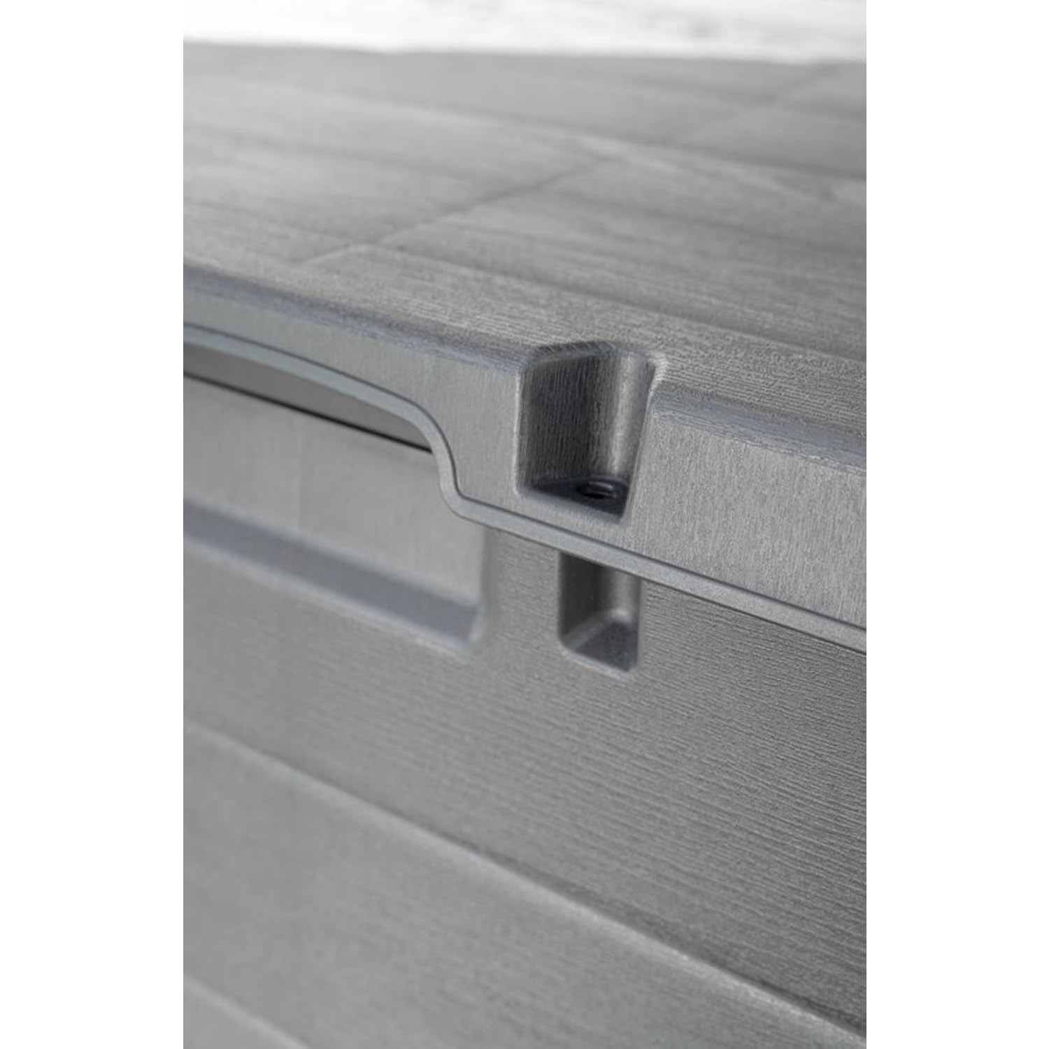 Mojawo XL Kunststoff Auflagenbox Kissenbox Gartenbox Sitzbank 2 Personen für Polsterauflagen Kunststoff wasserdicht Anthrazit 340Liter
