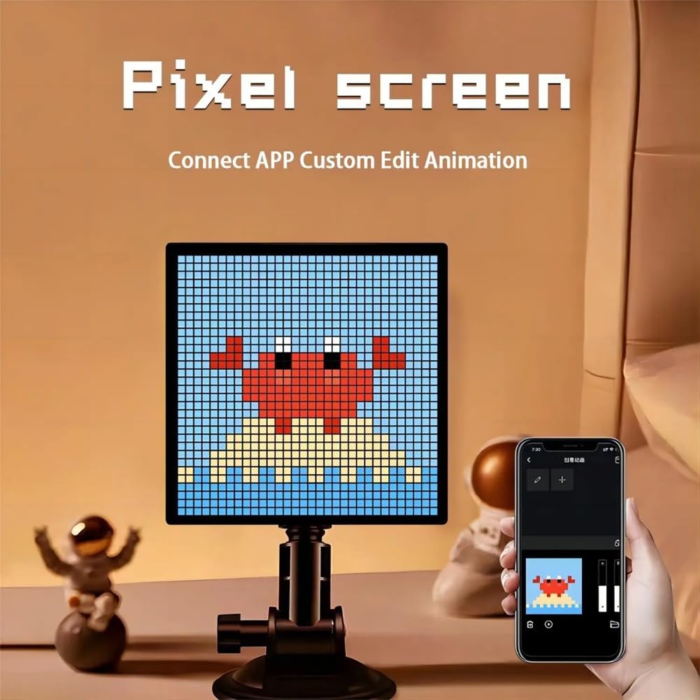 Display di Controllo del Cellulare LED Pixel App per Decorazioni da Gioco Business 32X32 Nero 1 PZ