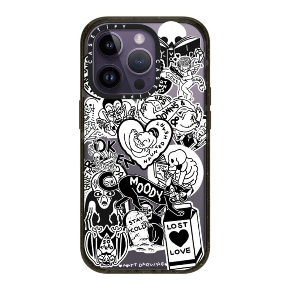 Protection iPhone 14 Pro CASETiFY évite les bris d'écran noir - 8