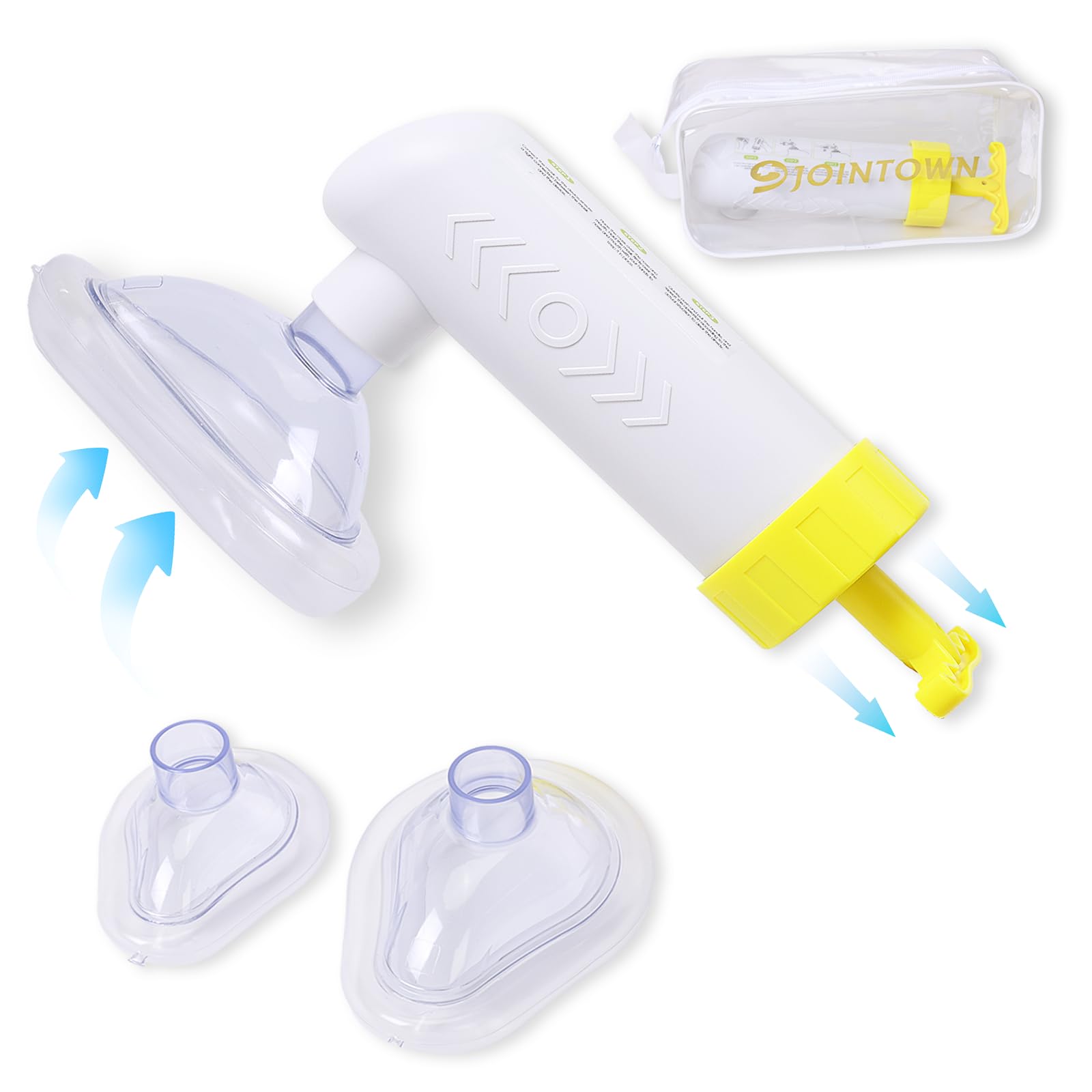 New Foldable Rescue Inhaler Lifevac Canada LifeVac Blue Travel Kit - Portable Choking Rescue Device ...